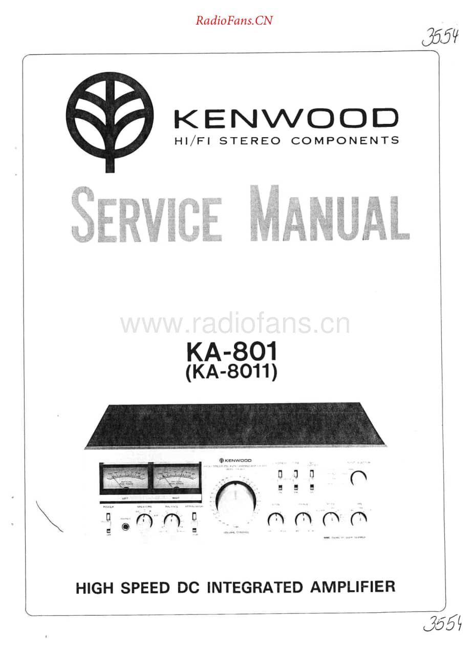 Kenwood-KA801-int-sm维修电路原理图.pdf_第1页