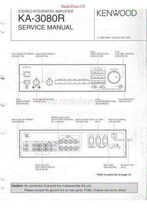 Kenwood-KA3080R-int-sm维修电路原理图.pdf