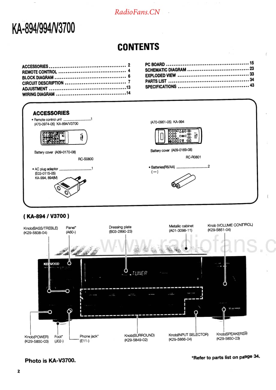 Kenwood-KA894-int-sm维修电路原理图.pdf_第2页