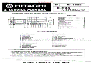 Hitachi-DE95-tape-sm维修电路原理图.pdf