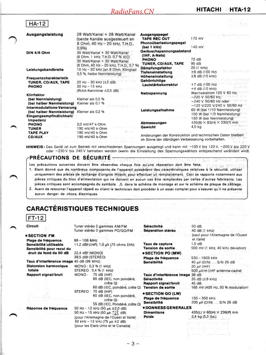 Hitachi-FTA12-tun-sm维修电路原理图.pdf_第3页