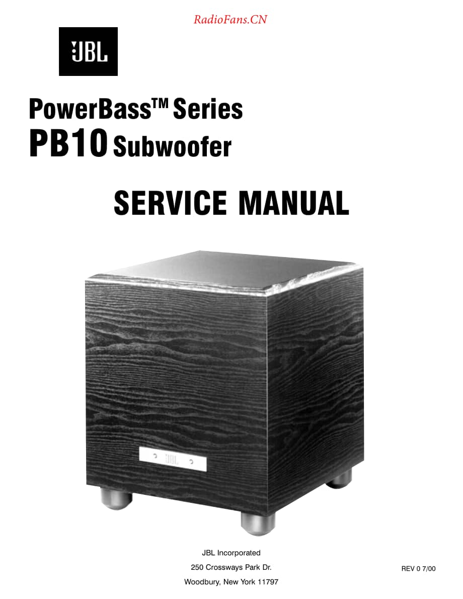 JBL-PB10-sub-sm维修电路原理图.pdf_第1页