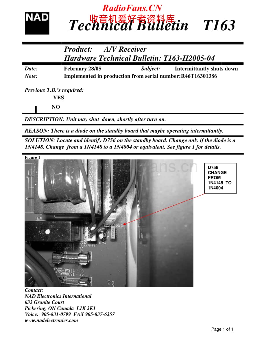 NAD-T163-pre-tb4维修电路原理图.pdf_第1页