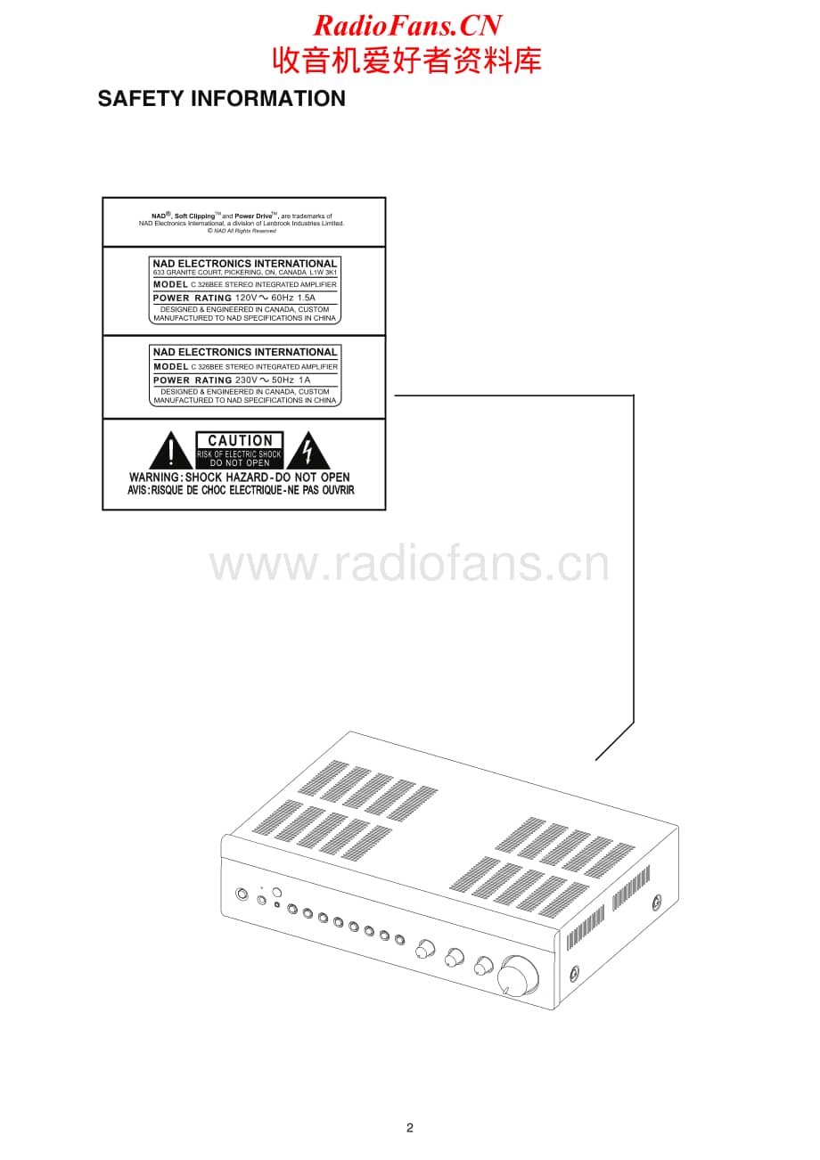 NAD-C326BEE-int-sm维修电路原理图.pdf_第2页