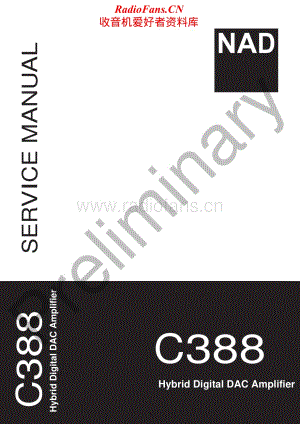NAD-C388-int-sm维修电路原理图.pdf