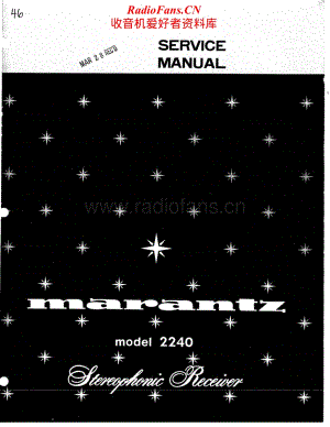 Marantz-2240-rec-sm维修电路原理图.pdf