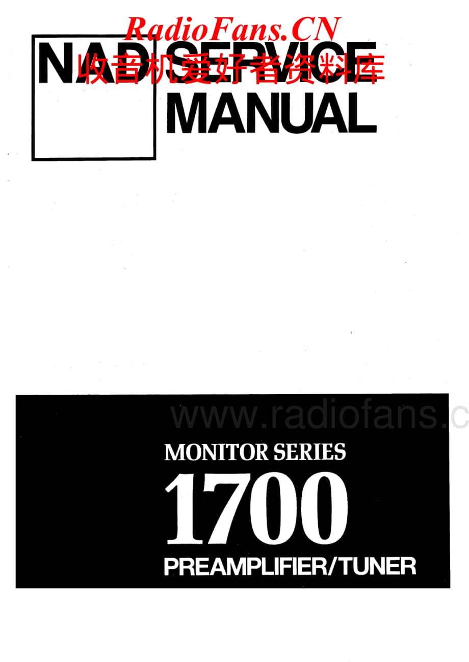 NAD-1700-pre-sm维修电路原理图.pdf_第1页