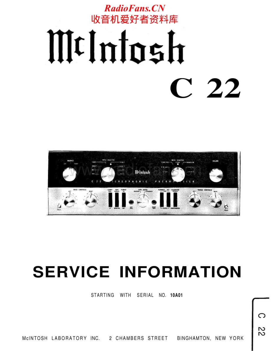 McIntosh-C22-pre-sch维修电路原理图.pdf_第1页