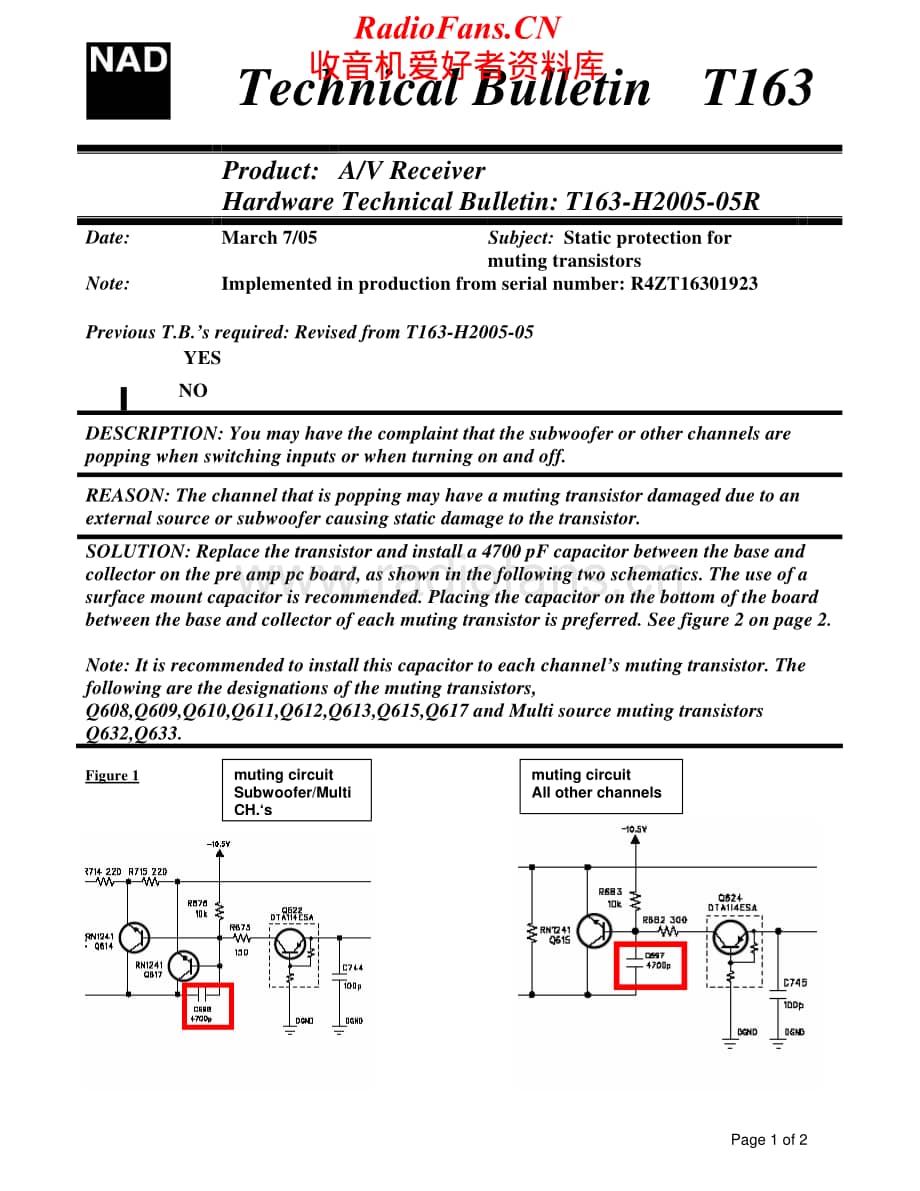 NAD-T163-pre-tb5维修电路原理图.pdf_第1页