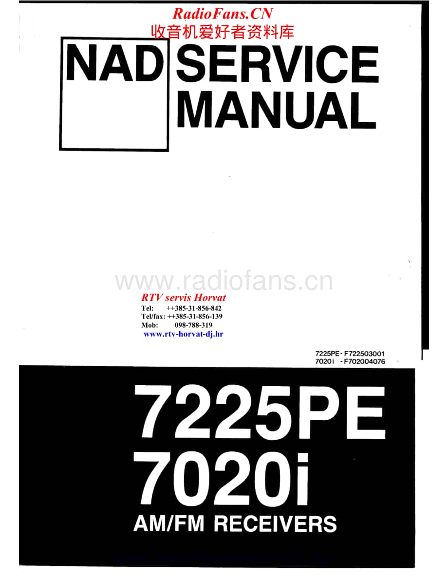 NAD-7020I-rec-sm1维修电路原理图.pdf_第1页