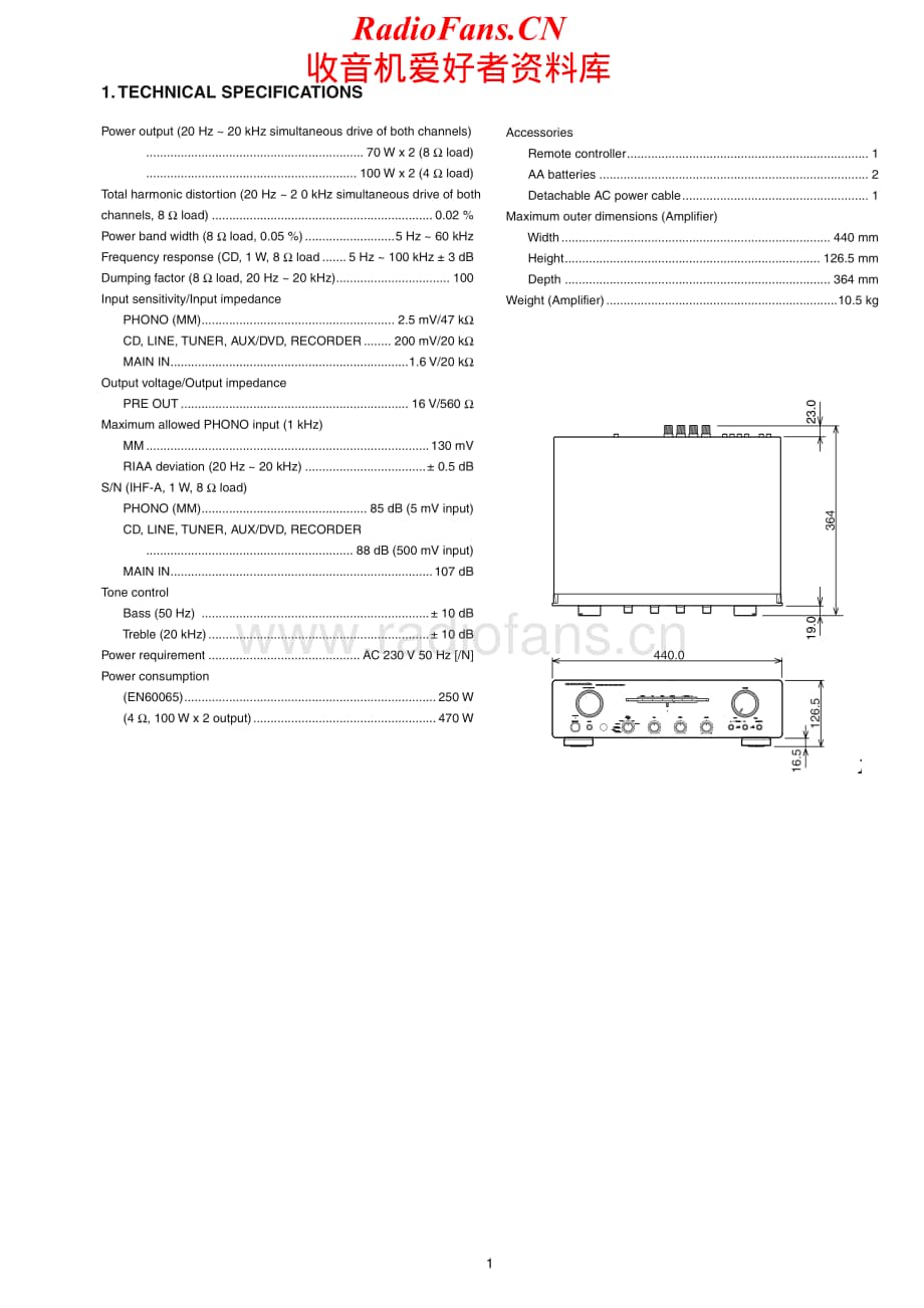Marantz-PM7001-int-sm维修电路原理图.pdf_第3页