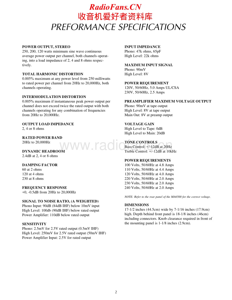 McIntosh-MA6500-int-sm维修电路原理图.pdf_第2页