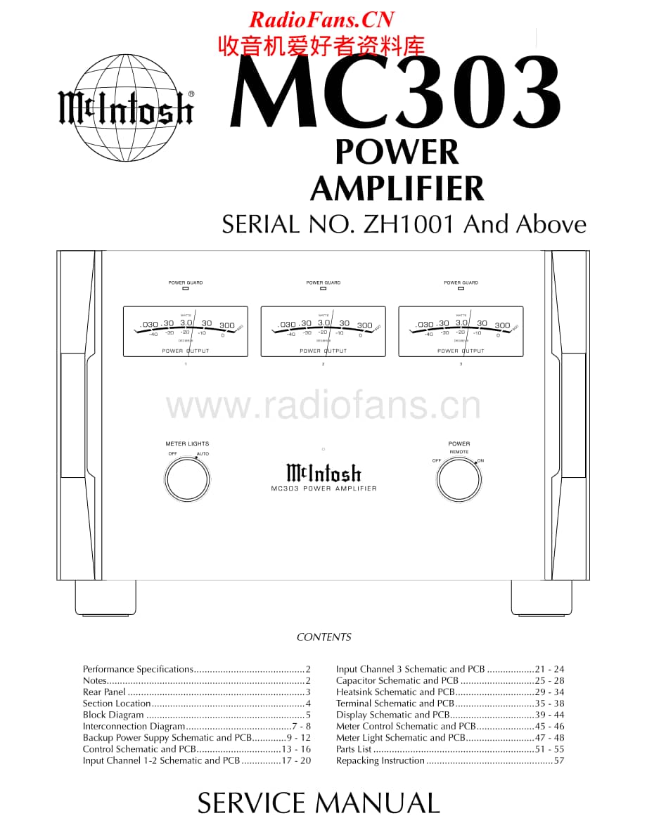 McIntosh-MC303-pwr-sm维修电路原理图.pdf_第1页