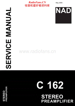 NAD-C162-pre-sm维修电路原理图.pdf
