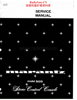 Marantz-3650-int-sm维修电路原理图.pdf