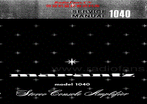 Marantz-1040-int-sm维修电路原理图.pdf