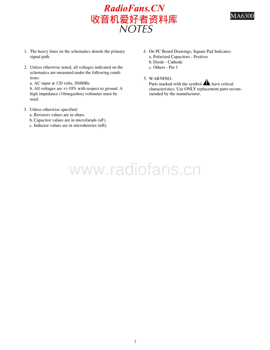 McIntosh-MA6300-int-sm维修电路原理图.pdf_第3页