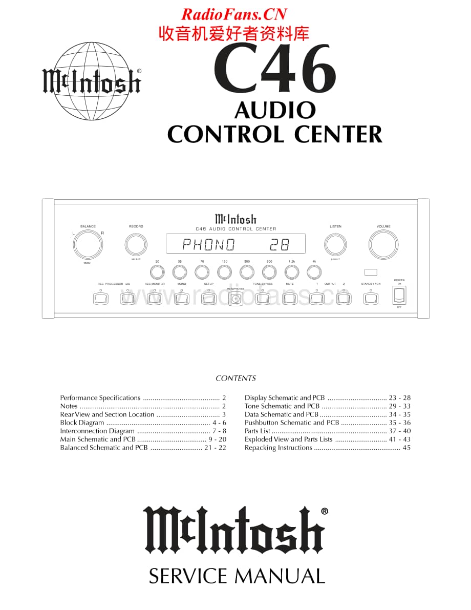 McIntosh-C46-pre-sm维修电路原理图.pdf_第1页