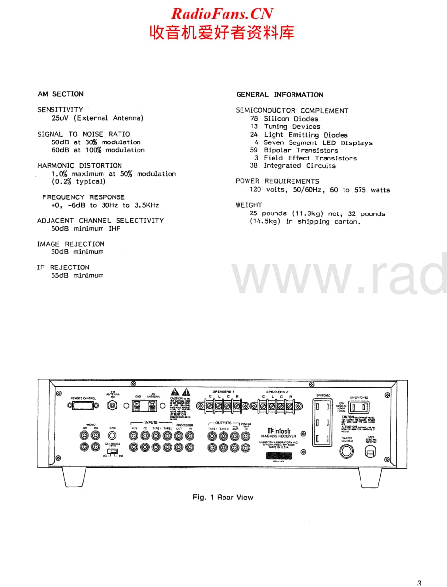 McIntosh-MAC4275-rec-sm维修电路原理图.pdf_第3页