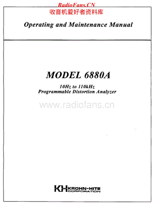KrohnHite-6880-distanalyzer-sm维修电路原理图.pdf