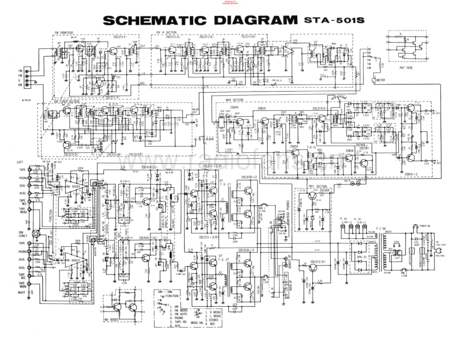 Nikko-STA501S-rec-sch维修电路原理图.pdf_第1页