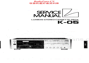Luxman-K05-tape-sm维修电路原理图.pdf