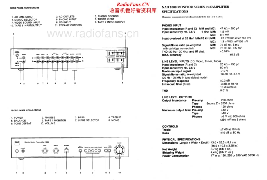 NAD-1000-pre-sm维修电路原理图.pdf_第2页