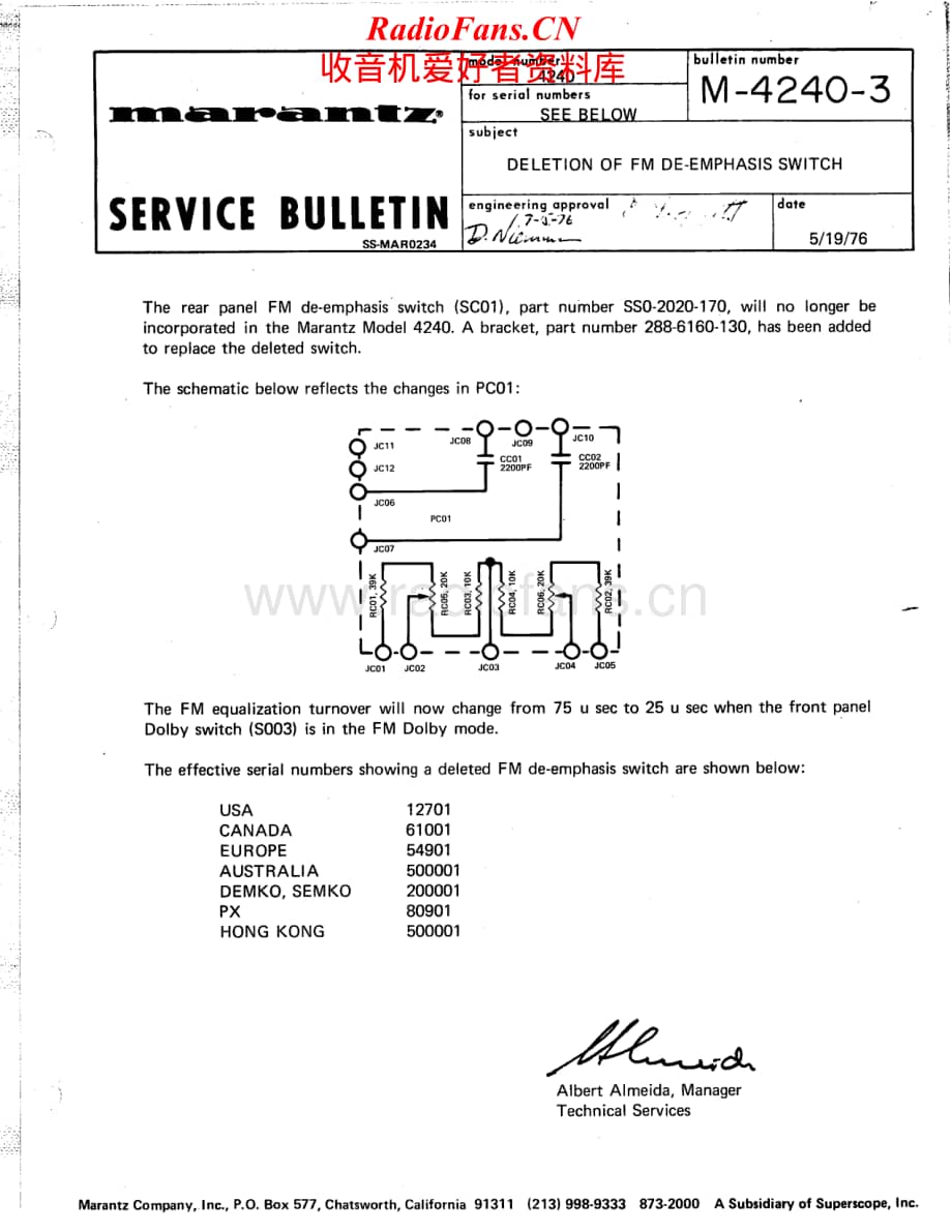 Marantz-4240-rec-sm维修电路原理图.pdf_第3页