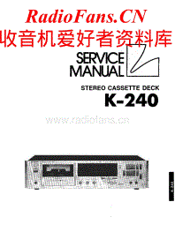 Luxman-K240-tape-sm维修电路原理图.pdf