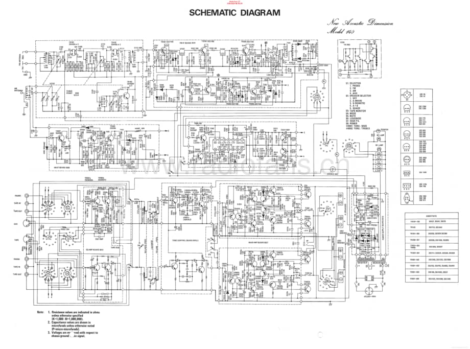 NAD-140-rec-sch维修电路原理图.pdf_第1页