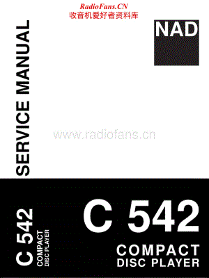 NAD-C542-cd-sm维修电路原理图.pdf