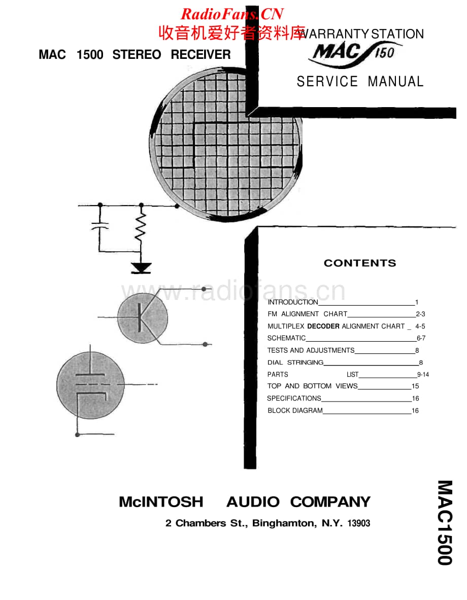 McIntosh-MAC1500-rec-sm维修电路原理图.pdf_第1页