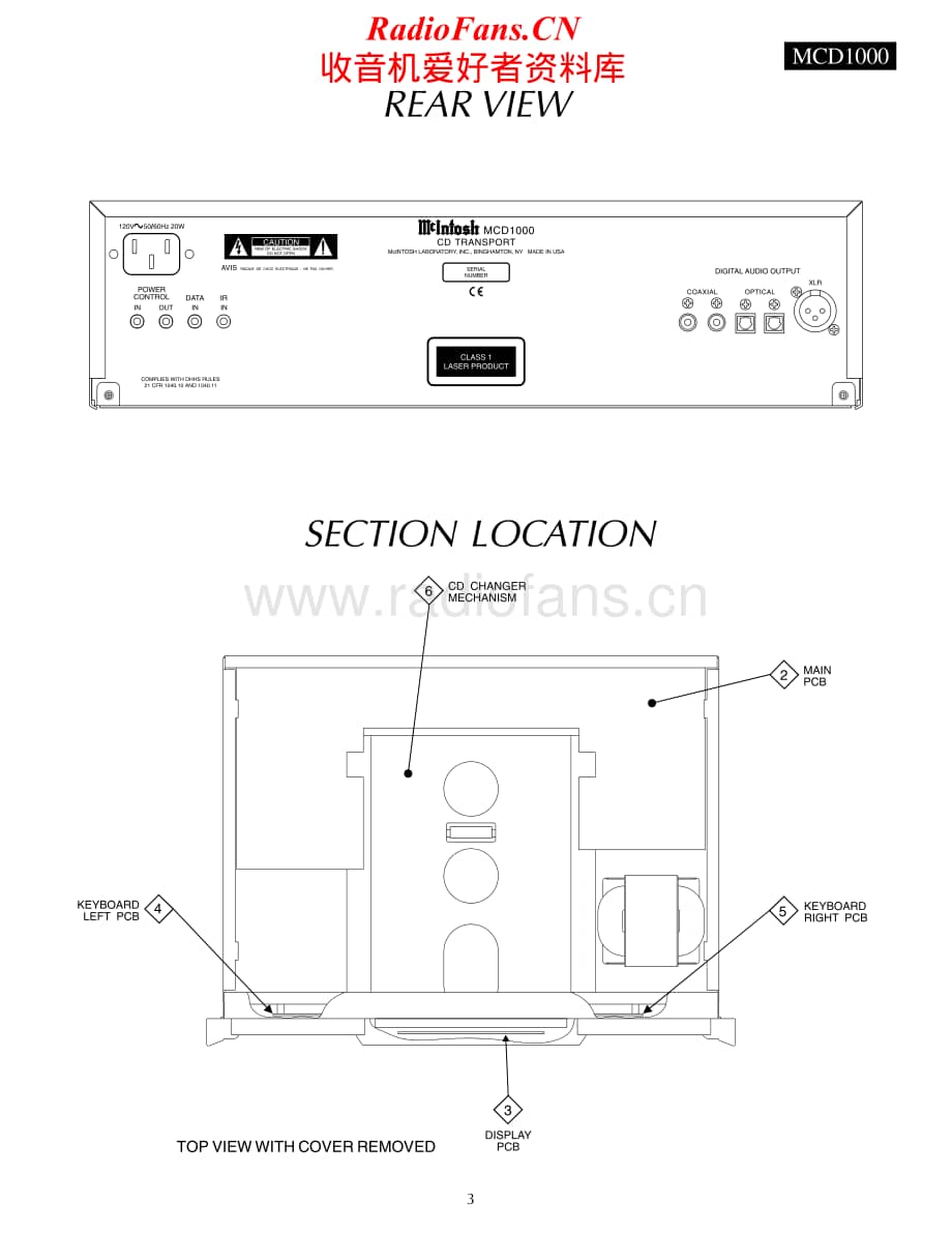 McIntosh-MCD1000-cd-sm维修电路原理图.pdf_第3页