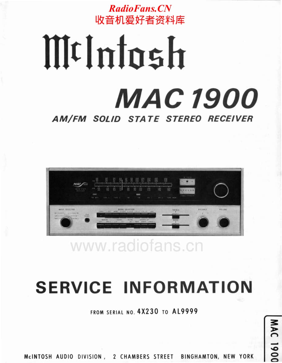 McIntosh-MAC1900-rec-sm维修电路原理图.pdf_第2页