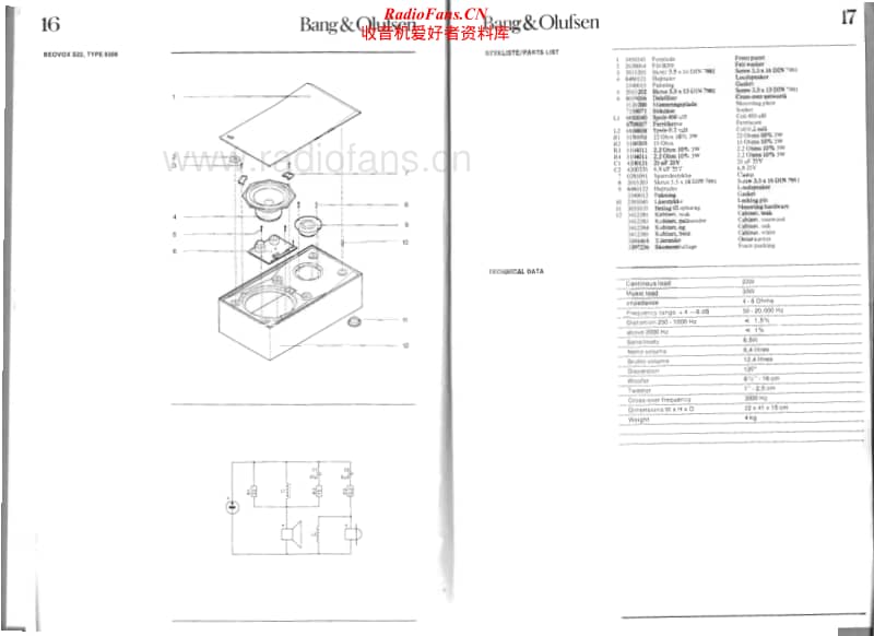 Bang-Olufsen-Beovox_S-22-Schematic电路原理图.pdf_第1页