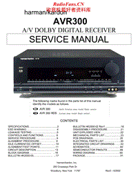 Harman-Kardon-AVR-300-Service-Manual电路原理图.pdf