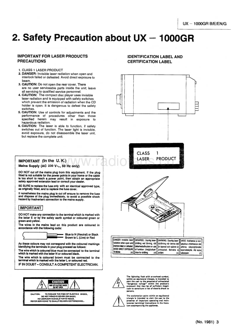 Jvc-UX-1000-GR-Service-Manual电路原理图.pdf_第3页