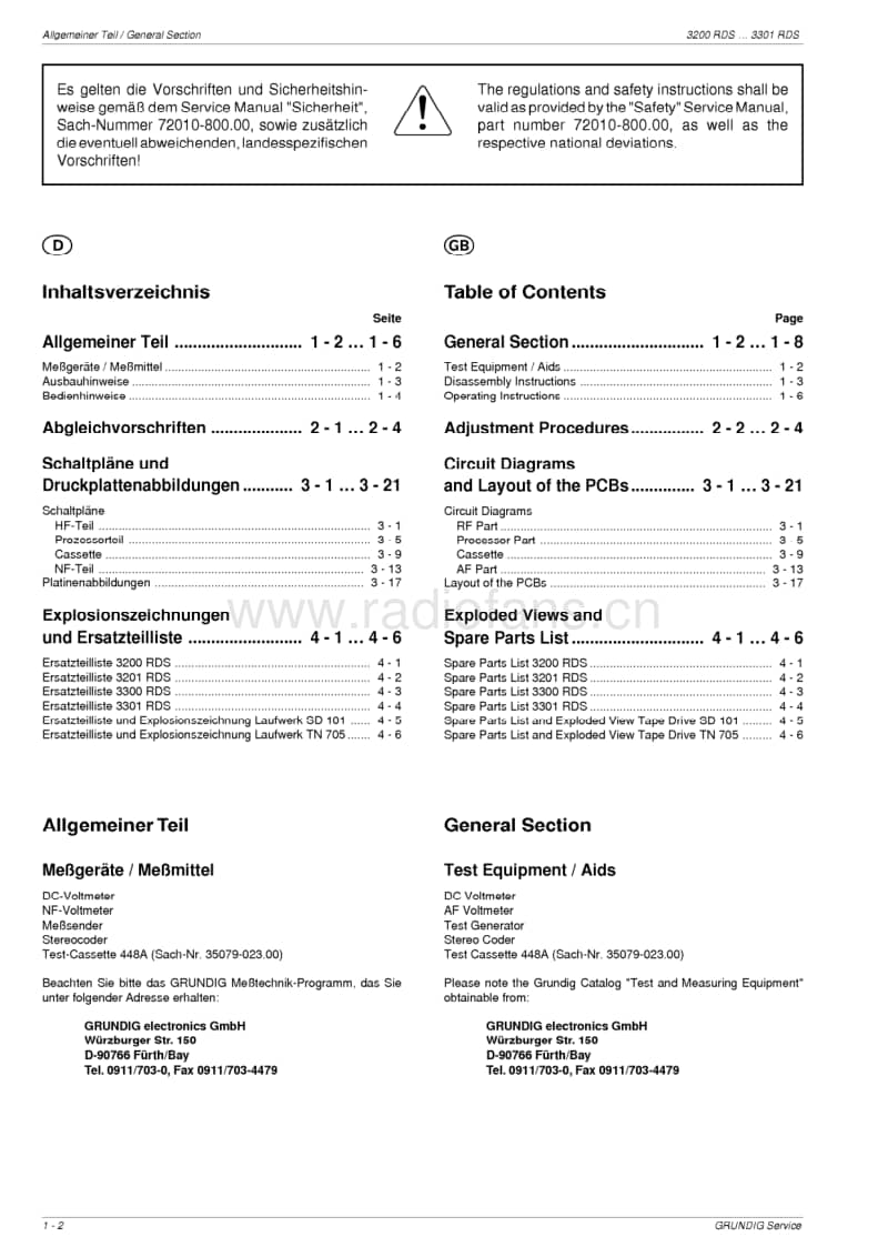 Grundig-WKC-3200-RDS-Service-Manual电路原理图.pdf_第2页