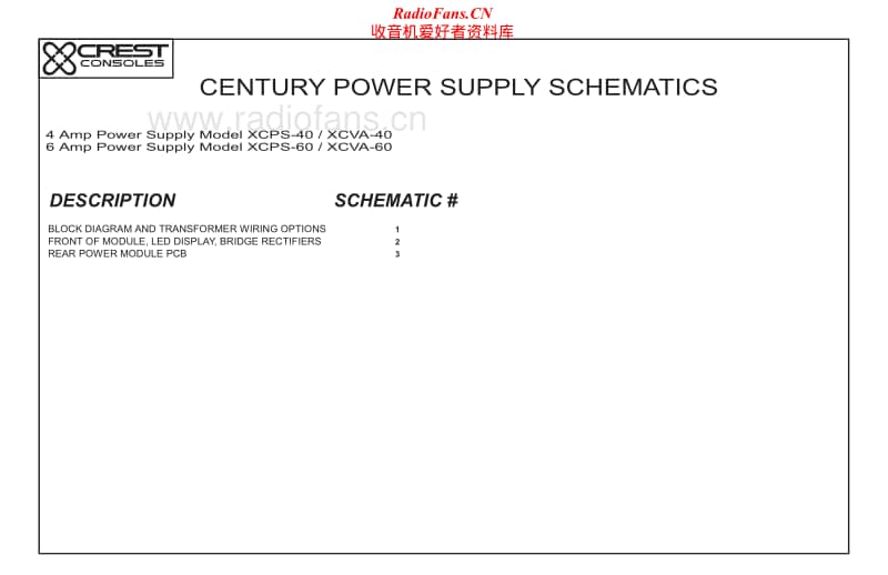 Crest-Audio-XCVA-60-Schematic电路原理图.pdf_第1页