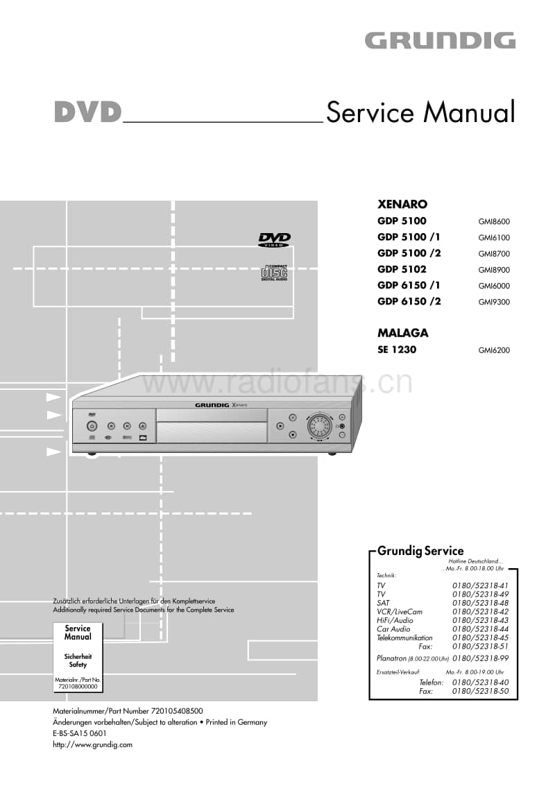 Grundig-SE-1230-Service-Manual电路原理图.pdf_第1页