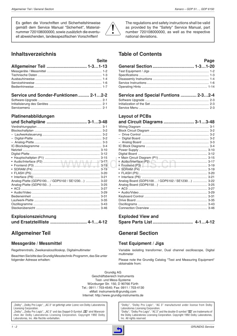 Grundig-SE-1230-Service-Manual电路原理图.pdf_第2页