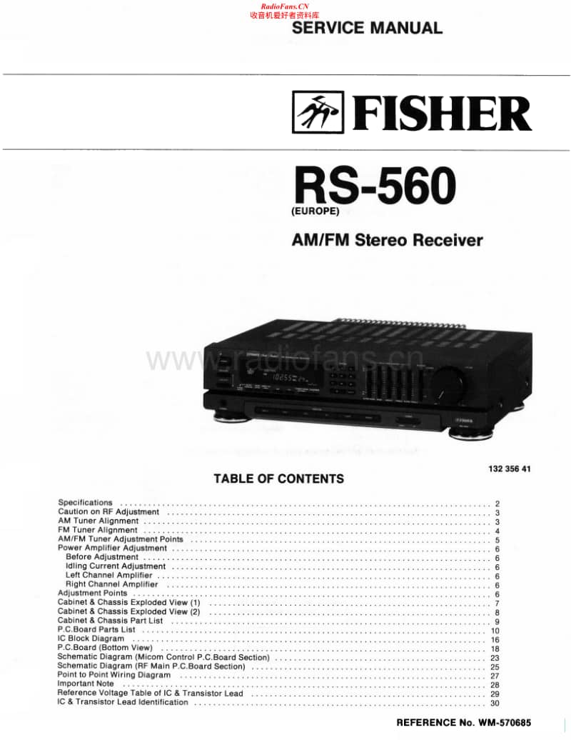 Fisher-RS-560-Schematic电路原理图.pdf_第1页