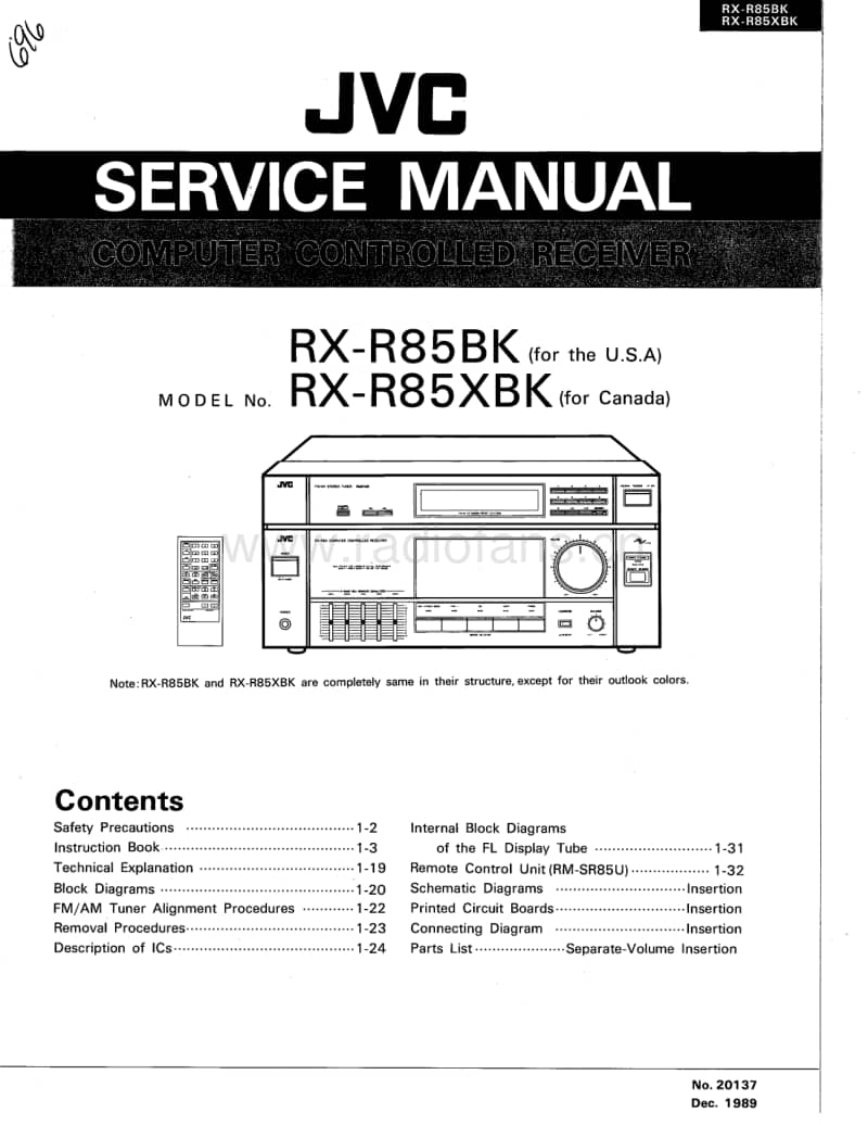 Jvc-RXR-85-BK-Service-Manual电路原理图.pdf_第1页