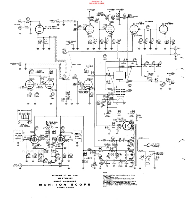 Heathkit-HO-10E-Schematic电路原理图.pdf_第2页