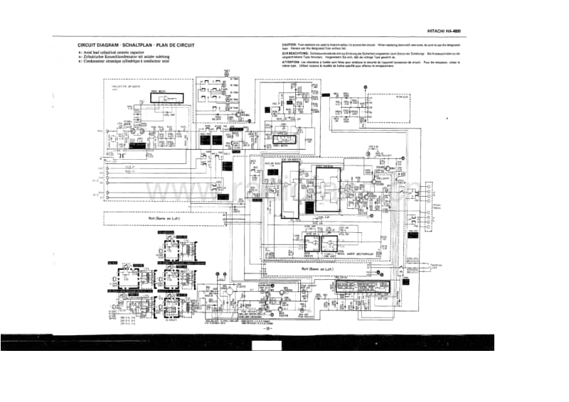 Hitachi-HA-4800-Service-Manual电路原理图.pdf_第3页