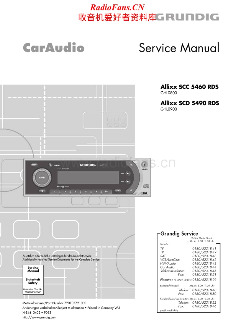 Grundig-ALLIXX-SSD-5490-RDS-Service-Manual电路原理图.pdf_第1页