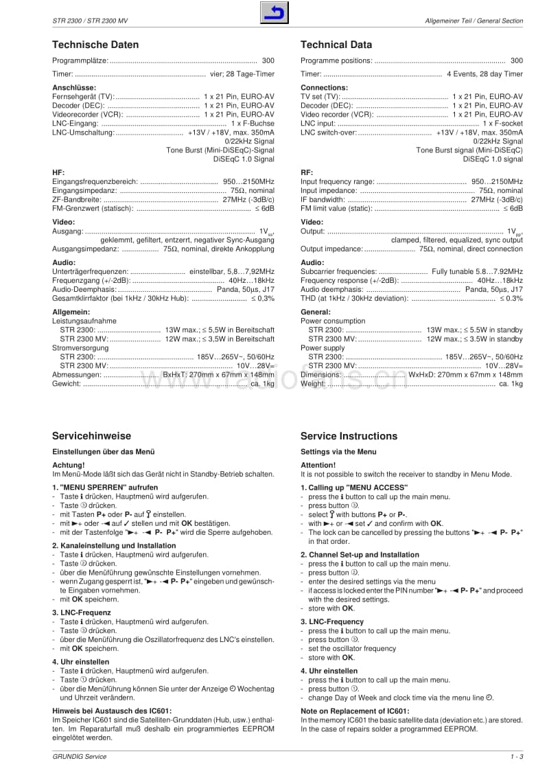 Grundig-STR-2300-Service-Manual电路原理图.pdf_第3页