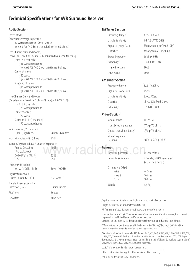 Harman-Kardon-AVR-139-Service-Manual电路原理图.pdf_第3页