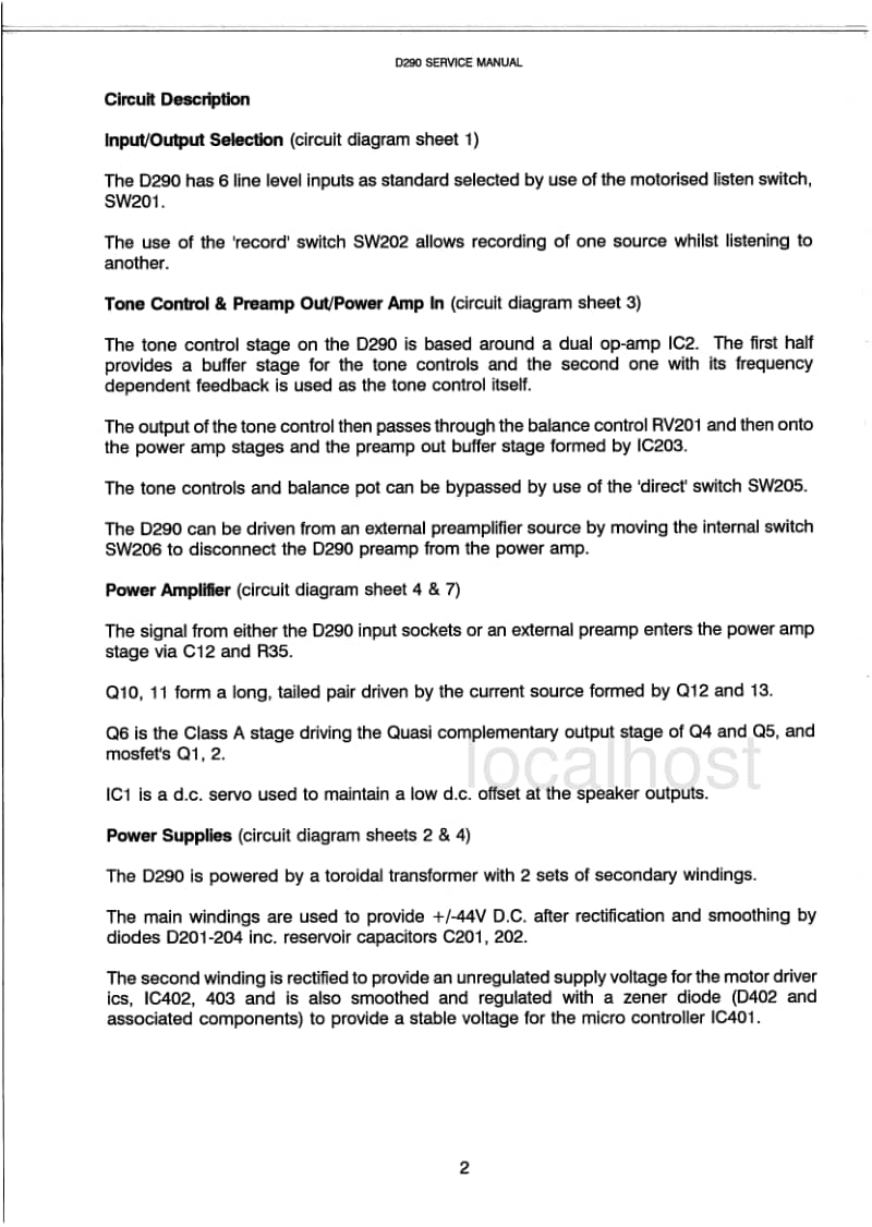 Arcam-DELTA-290-Service-Manual电路原理图.pdf_第3页