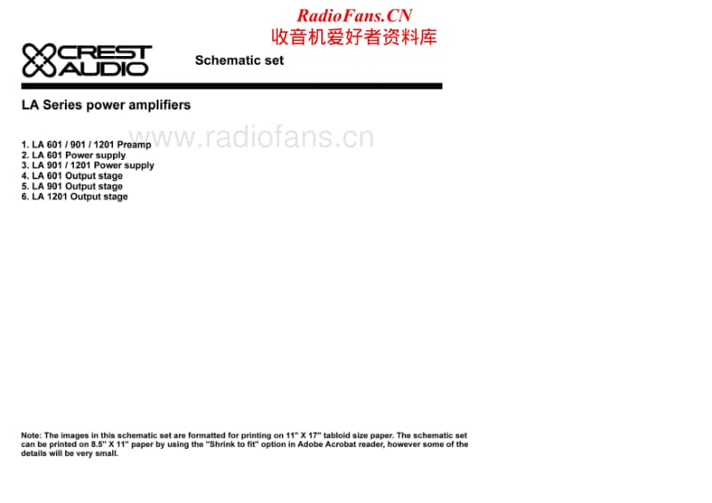 Crest-Audio-LA-601-Schematic电路原理图.pdf_第1页